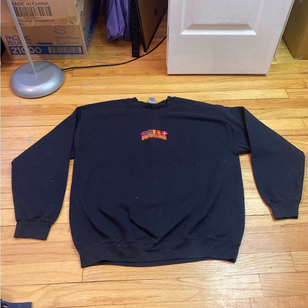 Gildan Black Sweatshirt with Colorful Logo